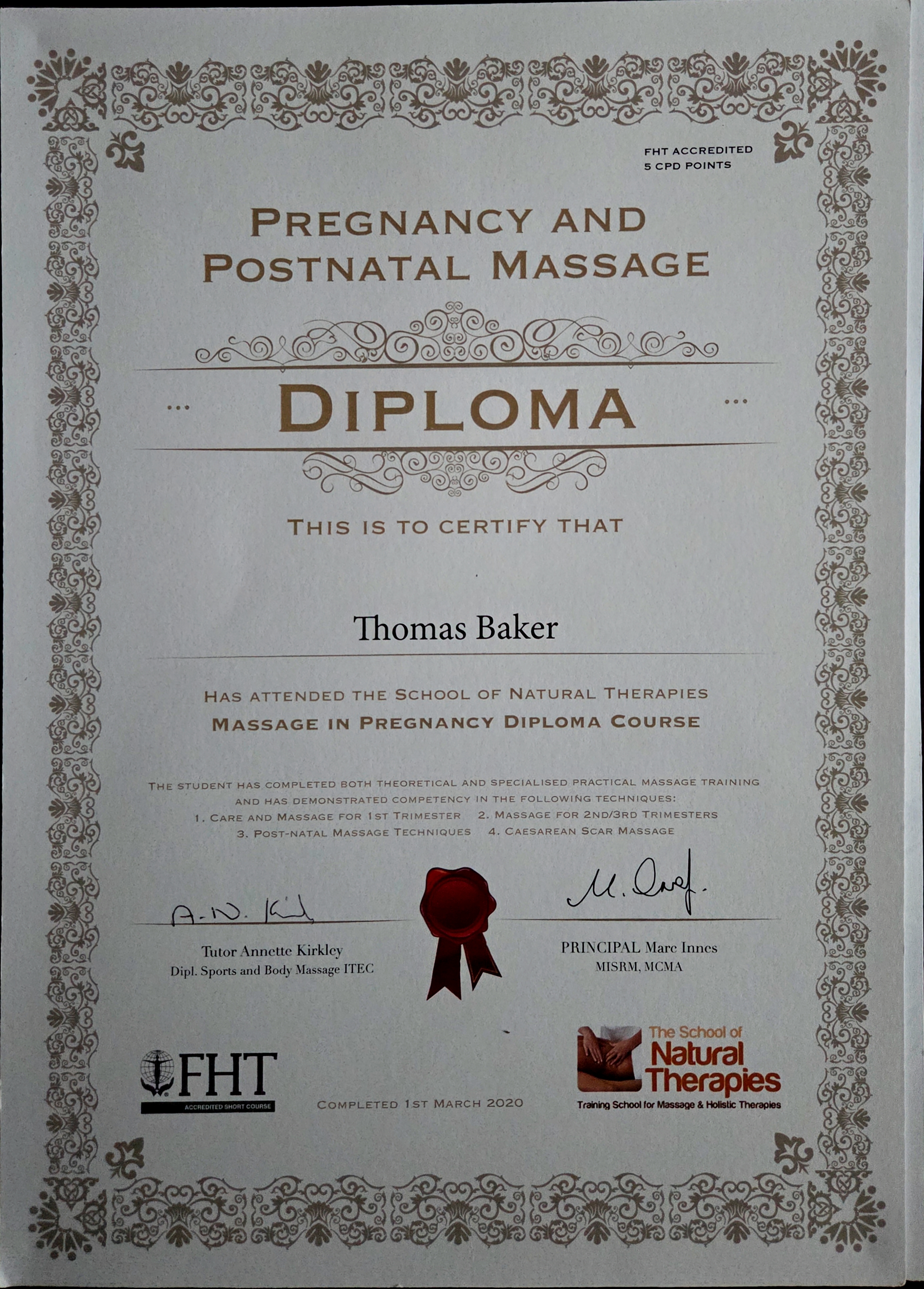 Certificate 3